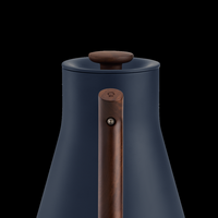 Fellow - Corvo EKG Pro Electric Kettle - Stone Blue and Walnut - Angle