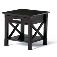 Simpli Home - Kitchener End Table - Hickory Brown - Angle