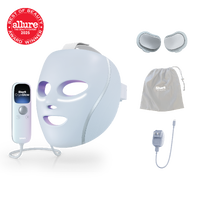 Shark - CryoGlow Under- Eye Cooling + LED Anti-Aging & Skin Clearing Face Mask - Blue Frost - Angle