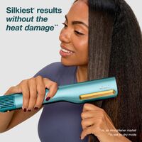 Shark - SilkiPro Straight Wet to Dry Straightener + Rapid Blow Dryer - Plum Satin - Angle