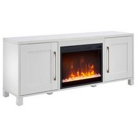 Yarmouth Crystal Fireplace TV Stand for Most TVs up to 65