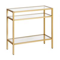 Camden&Wells - Laurita Side Table - Brass - Angle