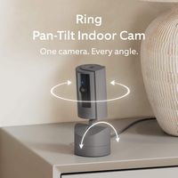 Ring - Pan-Tilt Indoor Security Cam with 360° Horizontal Pan Coverage, Live View & Two-Way Talk, ... - Angle