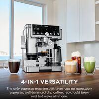 Ninja - Luxe Café Pro Series 4 in 1 Espresso, Drip Coffee, Cold & Hot Brew, Tamper, Grinder, Scal... - Angle