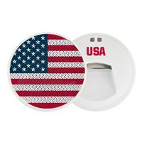 Speaqua - Cruiser H2.0 Portable Waterproof Compact Bluetooth Speaker with Bottle Opener - USA Flag - Angle