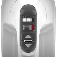 KitchenAid - 9-Speed Hand Mixer with Turbo Beater II Accessories - White - Angle