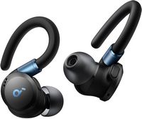 Soundcore - by Anker Sport X20 True Wireless Noise Cancelling Earbuds - Black - Angle