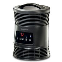 Honeywell - 360 Surround Digital Fan-Forced Heater - Black - Black - Angle