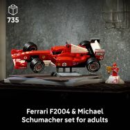 LEGO - Icons Ferrari F2004 & Michael Schumacher 11375 - Angle