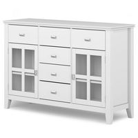 Simpli Home - Artisan Sideboard Buffet - White - Angle