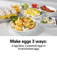 Hamilton Beach - Egg Bites Maker with Hard-Boiled Eggs Insert - Green - Angle