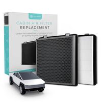 Lectron - Cabin Air Filter Replacement Compatible with Tesla Cybertruck - H13 HEPA Filter with Ac... - Angle