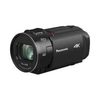 Panasonic - 4K 24x Optical Zoom Digital Camcorder - Black - Angle