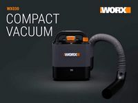 WORX - 20V Power Share Cordless Cube Vac Compact Vacuum w/ Battery & Charger, HEPA Filtering Syst... - Angle