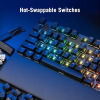 ASUS - ROG Strix Scope II X Full-size Wireless Mechanical RGB Gaming Keyboard with Hot-Swappable ... - Angle