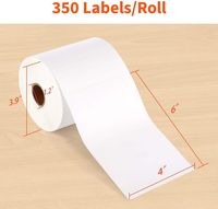 JADENS - Thermal shipping label in Roll 4pack - White - Angle