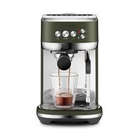 Breville - the Bambino Plus Espresso Machine with 15 bars of pressure and Milk Frother - Olive Ta... - Angle