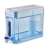 Culligan ZeroWater - 32 Cup Ready-Read 5-stage Water Filtration Dispenser - Blue - Angle