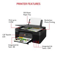 Canon - PIXMA MegaTank G3270 Wireless All-In-One SuperTank Inkjet Printer - BLACK - Angle