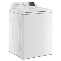 Whirlpool - 4.2-4.3 Cu. Ft. Top Load Washer with 2-in-1 Removable Agitator - White - Angle