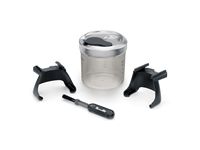 Breville - Smart Grinder Pro 12-Cup Coffee Grinder - Stainless Steel - Angle