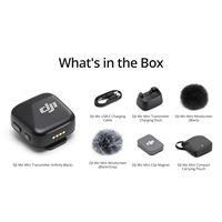 DJI - Mic Mini Transmitter (Infinity Black) - Black - Angle