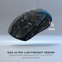 Turtle Beach - Pure Air Ultra-Light Wireless Ergonomic RGB Gaming Mouse with 26K DPI Optical Sens... - Angle