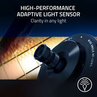 Razer - Kiyo Pro 1920 x 1080 Webcam with High-Performance Adaptive Light Sensor - Black - Angle