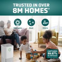 GermGuardian - 23.5-inch Air Purifier with 360-Degree True HEPA Pure Filter, UV-C Light and Air Q... - Angle