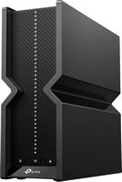 TP-Link - BE15000 Tri-Band Wi-Fi 7 Router - Black - Angle