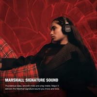 Marshall - Major V Wireless On-Ear Headphones - Black - Angle