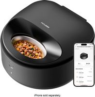 PETLIBRO - Polar Smart Wet Food Feeder with Stainless Steel Bowl - Black - Angle
