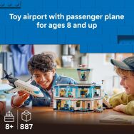 LEGO - City Airport with Airplane Building Toy 60502 - Angle