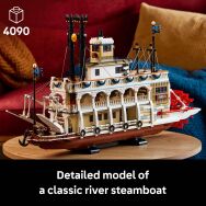 LEGO - Ideas River Steamboat 3D Puzzle for Adults 21356 - Angle