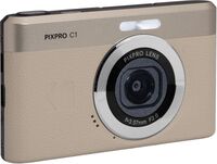 Kodak - PIXPRO C1 Digital Camera - Tan - Angle