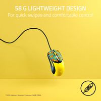 Razer - Cobra Lightweight Optical Gaming Mouse with Chroma RGB Lighting - Wired - Pokémon Edition - Angle