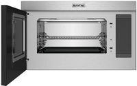 Maytag - 1.1 Cu. Ft. Flush Mount Over-the-Range Microwave with Sensor Cooking and Toaster Oven - Angle