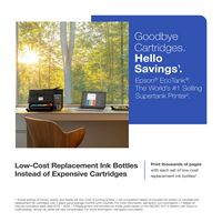 Epson - EcoTank ET-4950 Wireless All-in-One Color Supertank Inkjet Printer - Black - Angle