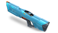 SPYRA - Electric Water Blaster Outdoor Squirt for Pool Games, SpyraFour - Blue - Angle