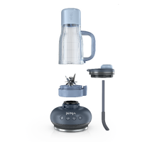 Ninja - BlendBOSS 26oz Tumbler Blender with Travel Tumbler, 1200 Peak Watts, Three AUTO IQ Progra... - Angle