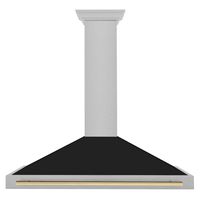 ZLINE DuraSnow - 47 inches - Convertible - Wall Range Hood - Stainless Steel - Angle