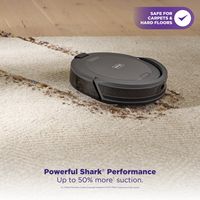 Shark - Navigator Robot Vacuum with SmartPath Navigation and Self-Cleaning Brushroll - Steel Grey - Angle