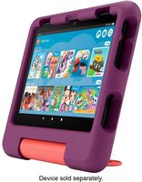 Amazon Kid-Proof Case for Fire HD 8 tablet (Only compatible with 12th generation tablet) - Grape - Angle