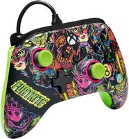 PowerA Advantage Wired Controller for Xbox Series X|S - Fortnite Glow - Fortnite Glow - Angle