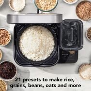 KitchenAid - Grain and Rice Cooker 8 Cup with Automatically Sensing Integrated Scale + Water Tank... - Angle