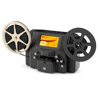 Kodak - REELS Film Scanner and Converter for 8mm and Super 8 Film - Black - Angle