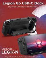 Lenovo - Legion Go Docking Hub - Black - Angle