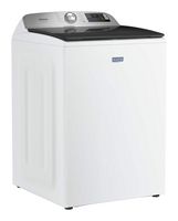 Maytag - 5.3 Cu. Ft. Smart Top Load Impeller Washer with Extra Power and Sanitize Cycle with Oxi ... - Angle