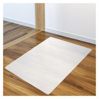 Floortex - Rectangular Polypropylene Chair Mat for Hard Floors 29 x 46 inches - Translucent - Angle