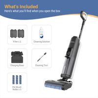 Tineco - FloorWasher Pet5 Cordless Wet Dry Vacuum Cleaner & Mop, Self-Cleaning, Anti-Tangle Brush... - Angle
